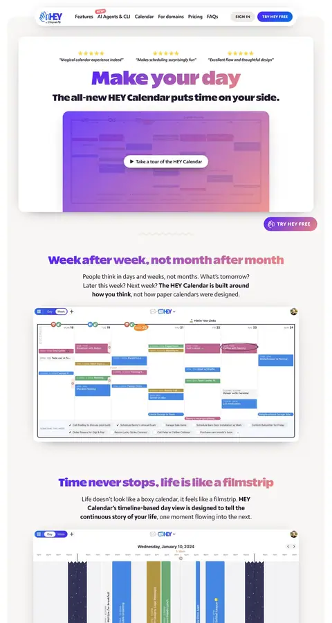 Landing page