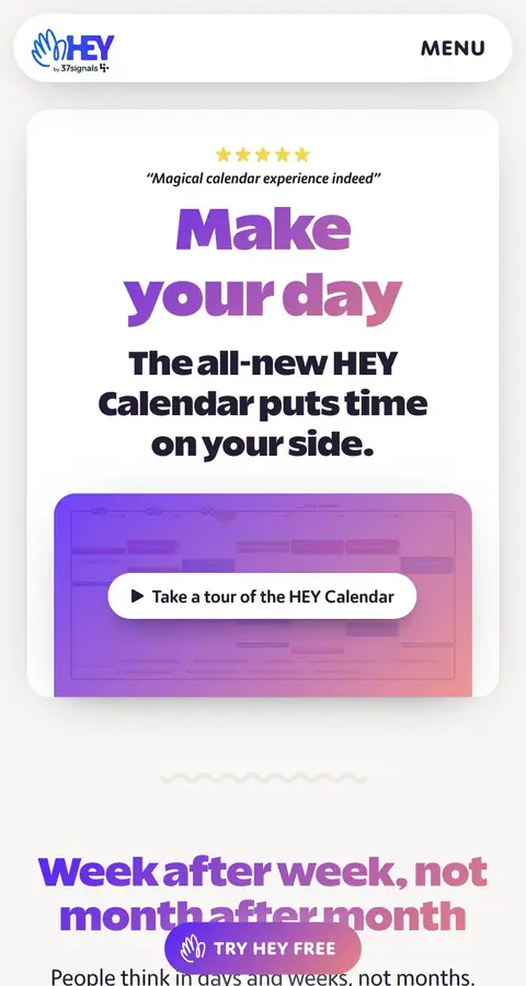 Landing page