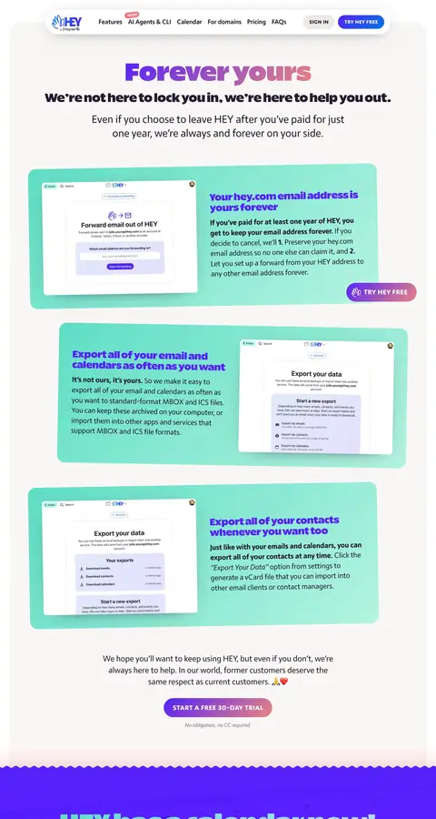Landing page