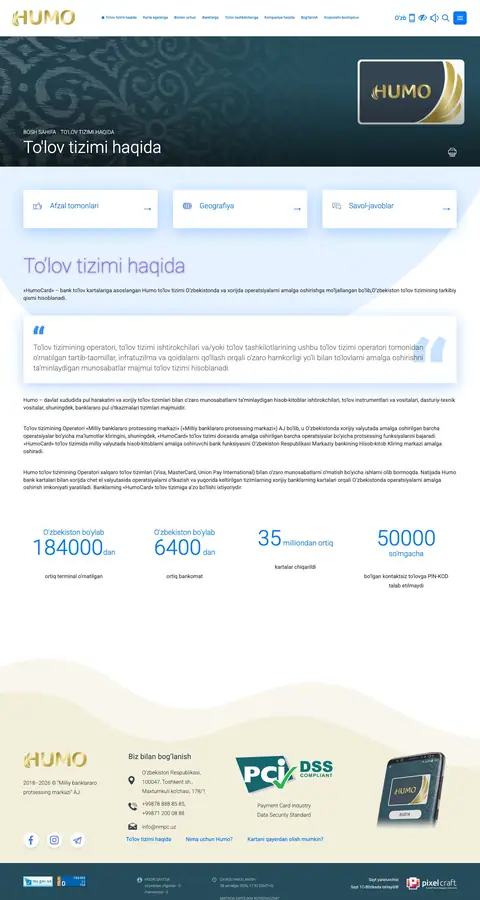 HUMO — Biz haqimizda