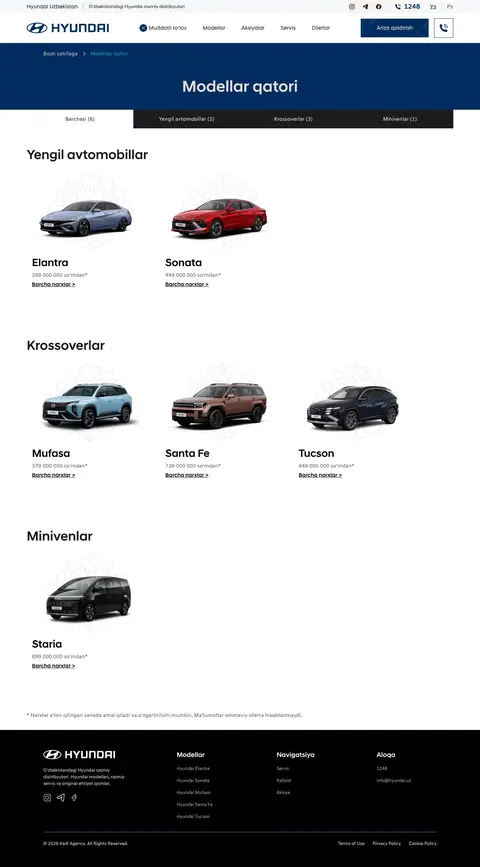 hyundai.uz — Katalog