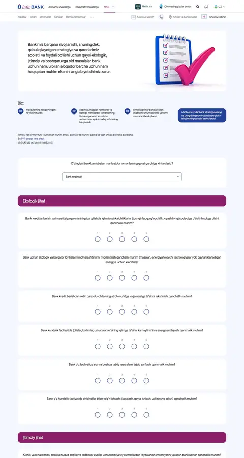 InfinBank — Boshqa