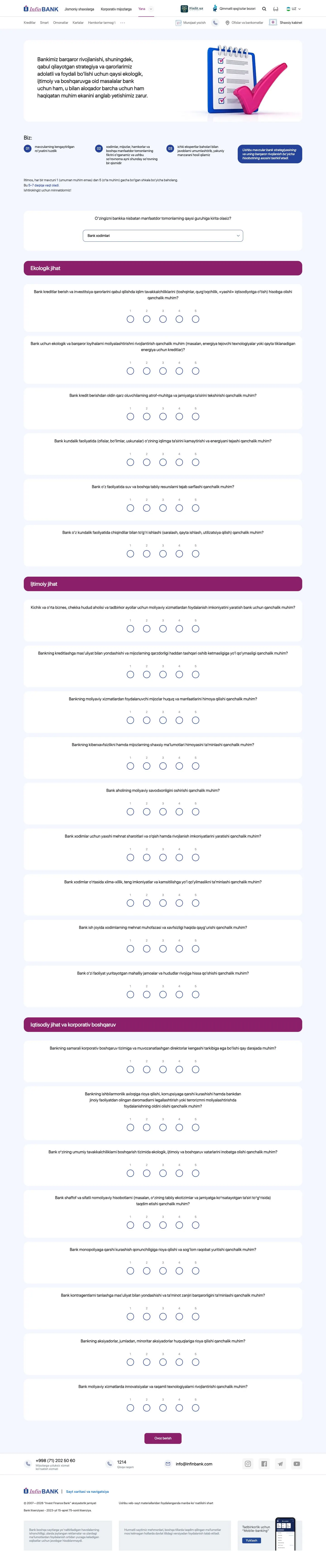 InfinBank — Other