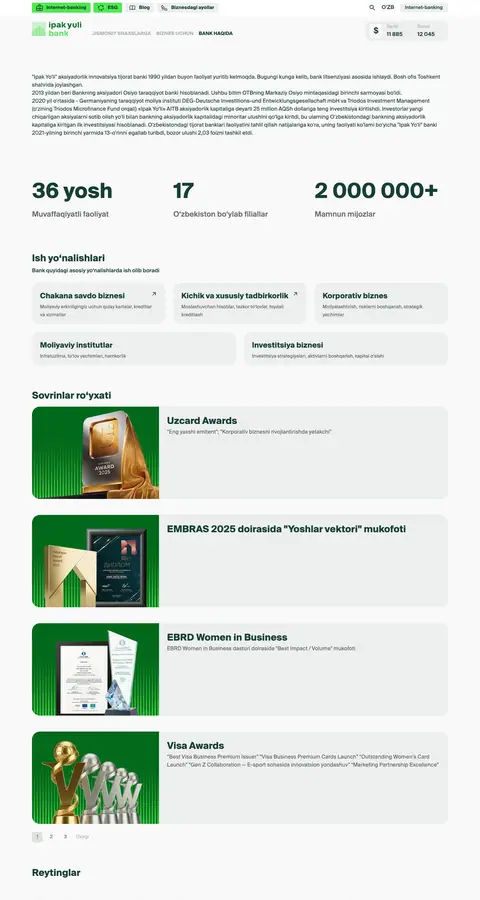 Ipak Yuli Bank — Biz haqimizda