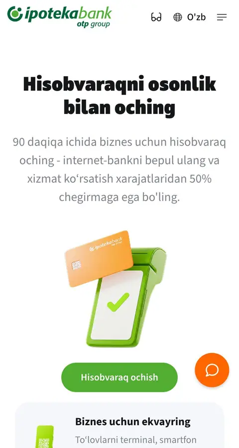 Landing sahifa