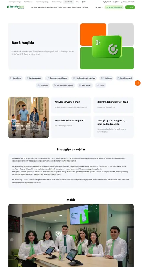 Ipoteka Bank — Biz haqimizda