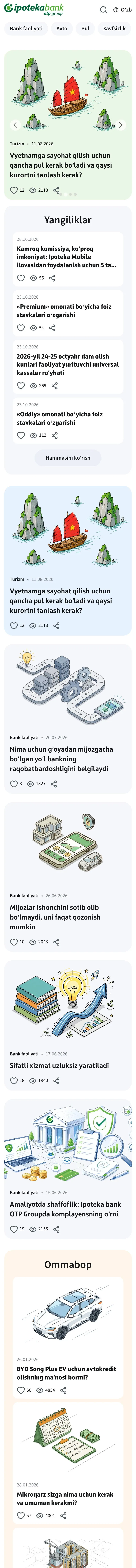 Ipoteka Bank — Lenta
