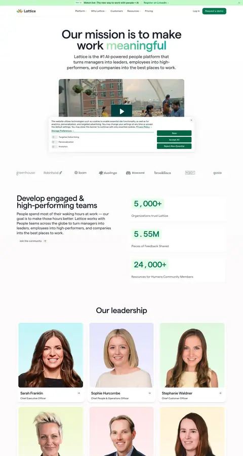 Lattice — Biz haqimizda