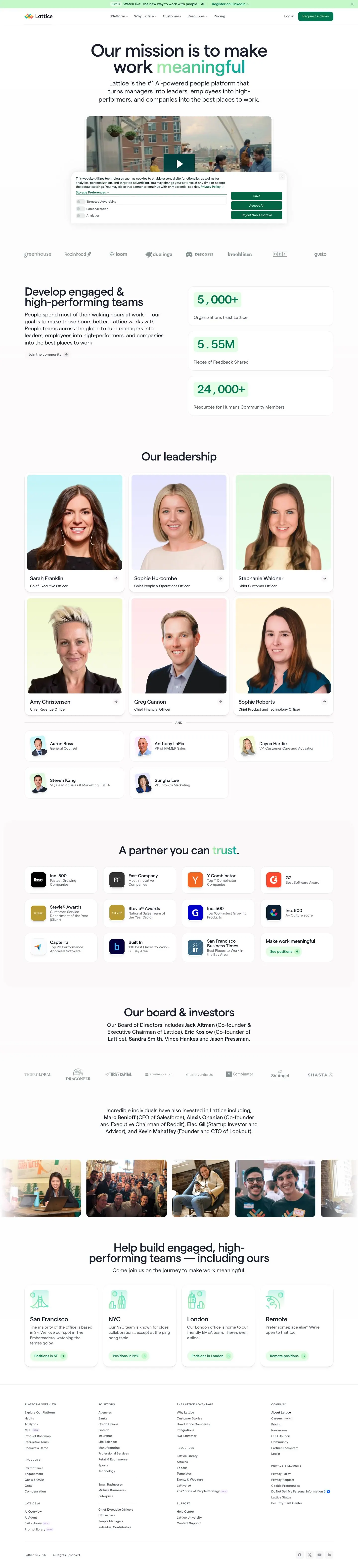 Lattice — Biz haqimizda