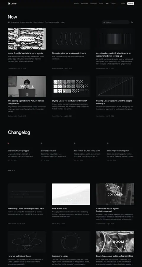 Linear — Feed