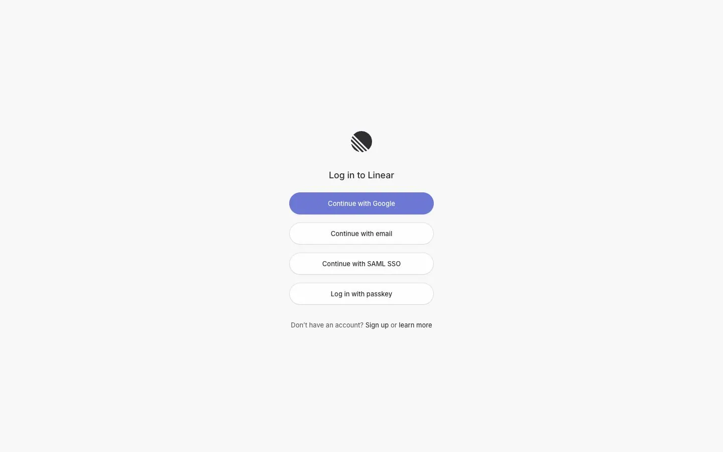 Linear — Login