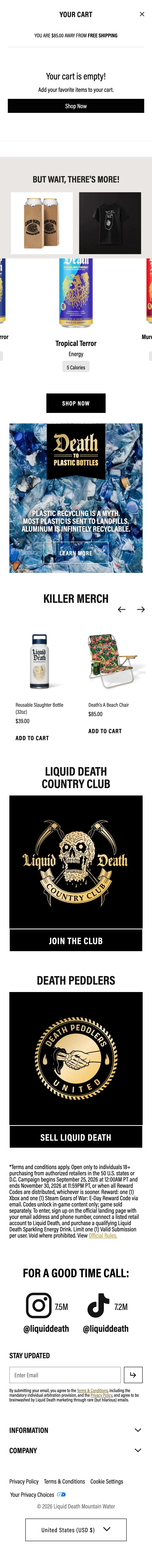Liquid Death — Savat