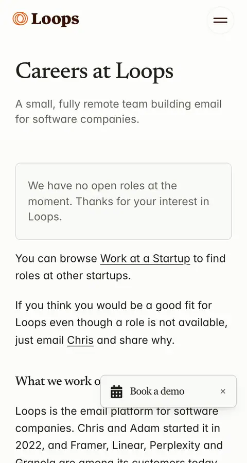 Loops — Careers