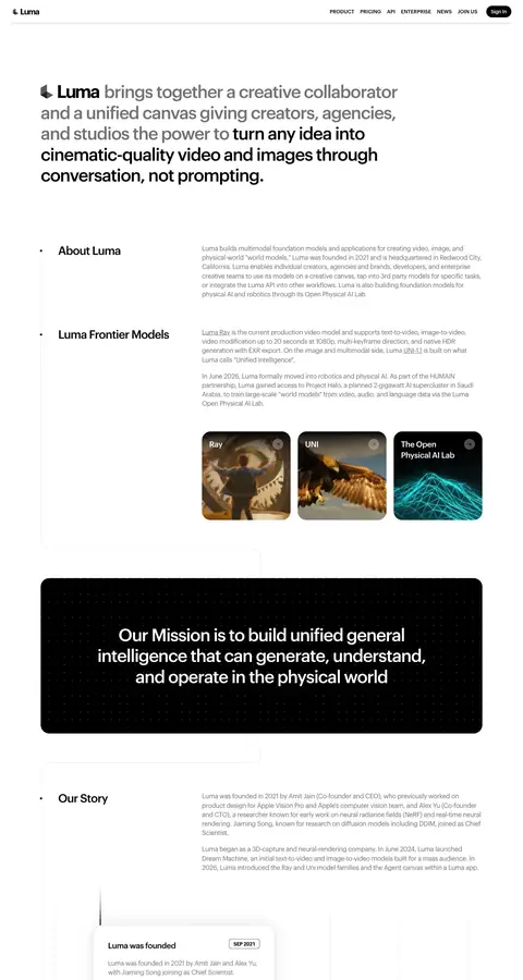 Luma — Biz haqimizda