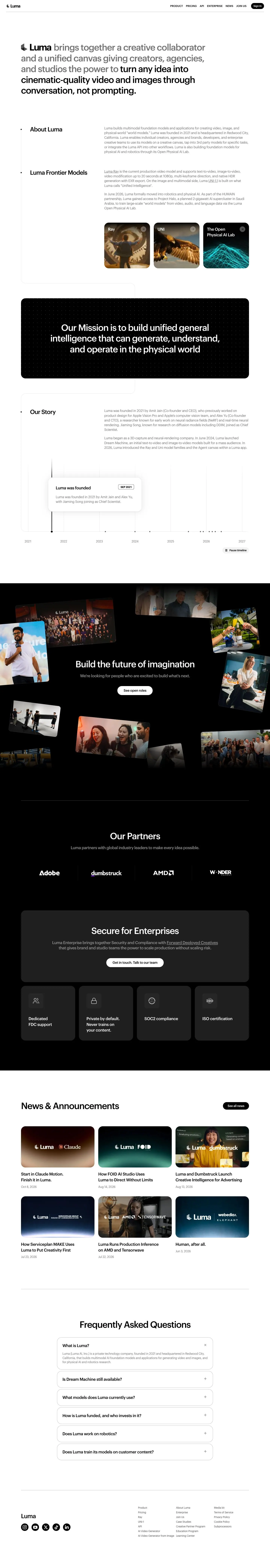 Luma — Biz haqimizda