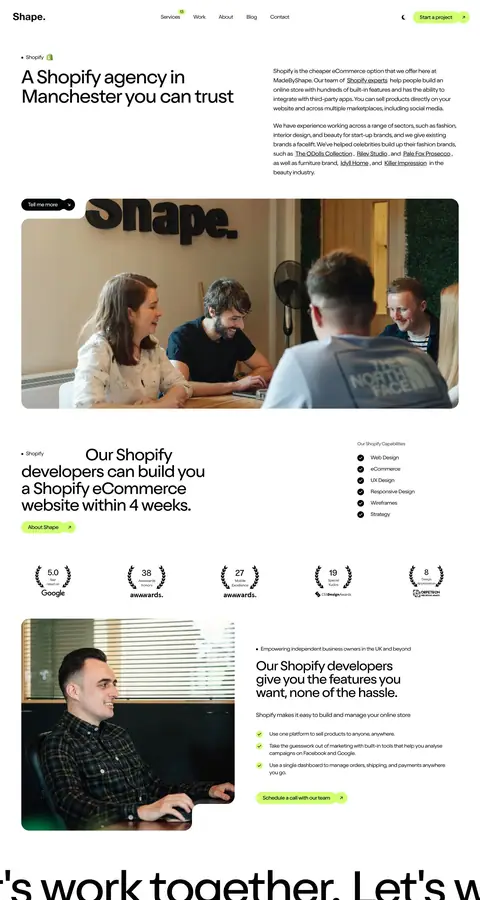 madebyshape.co.uk — Katalog