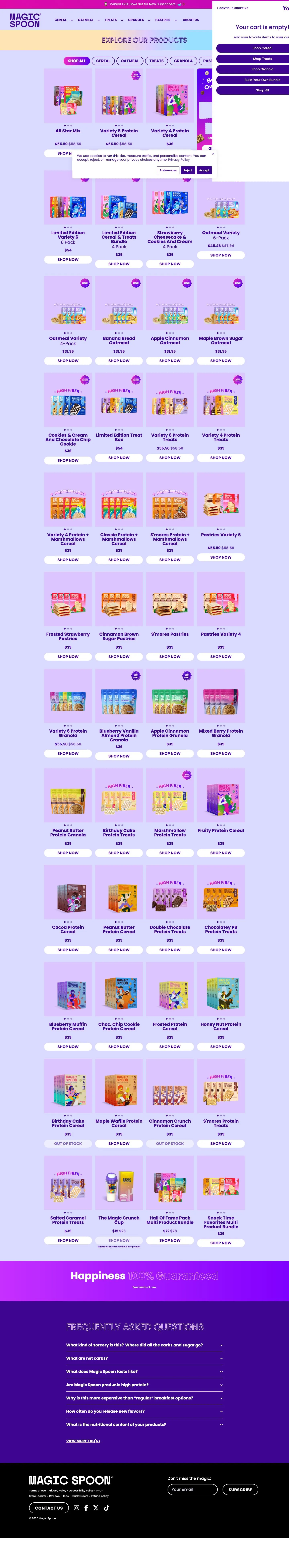 Magic Spoon — Catalog