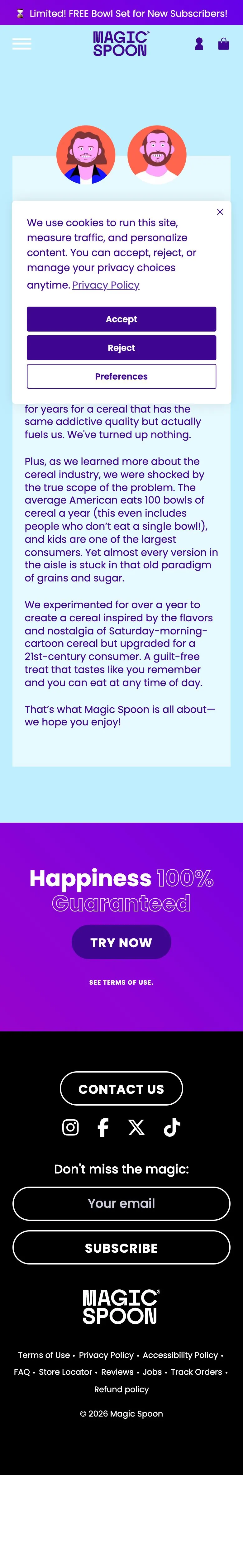 Magic Spoon — About