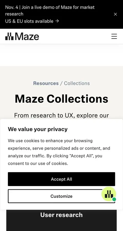 Maze — Katalog
