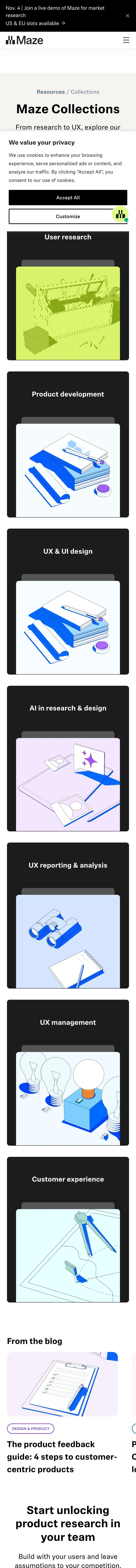 Maze — Katalog