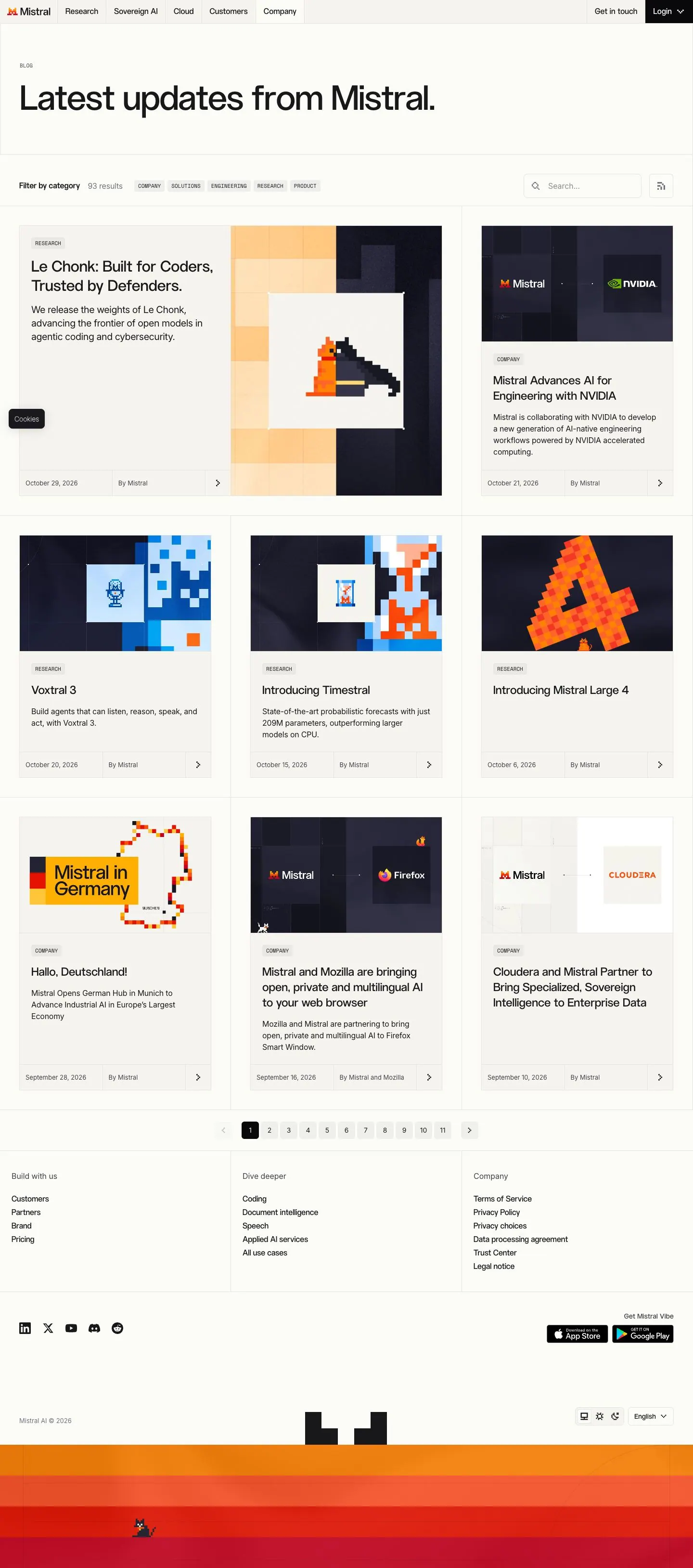 mistral.ai — Lenta
