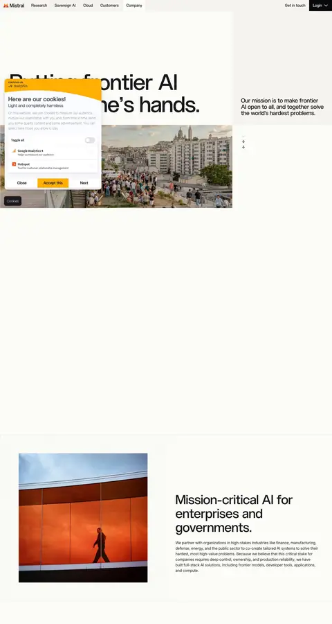 mistral.ai — Biz haqimizda
