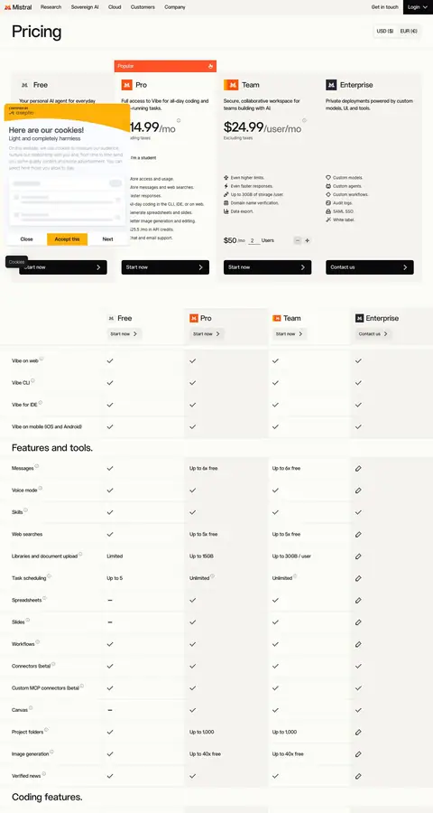 Pricing