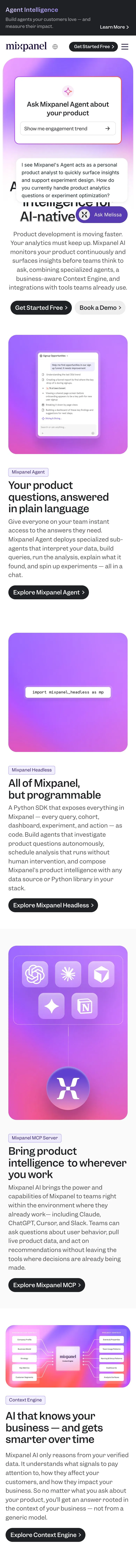 Mixpanel — Mahsulot