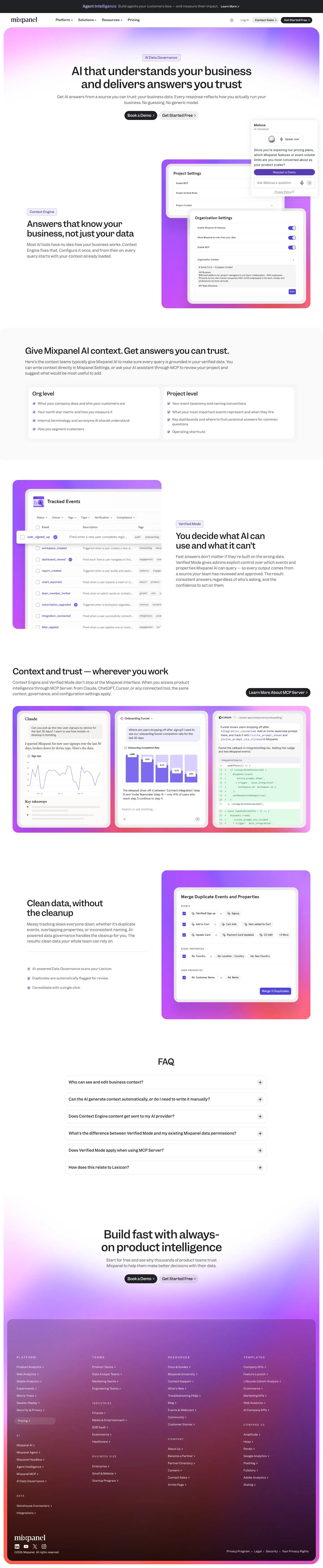 Mixpanel — Boshqa