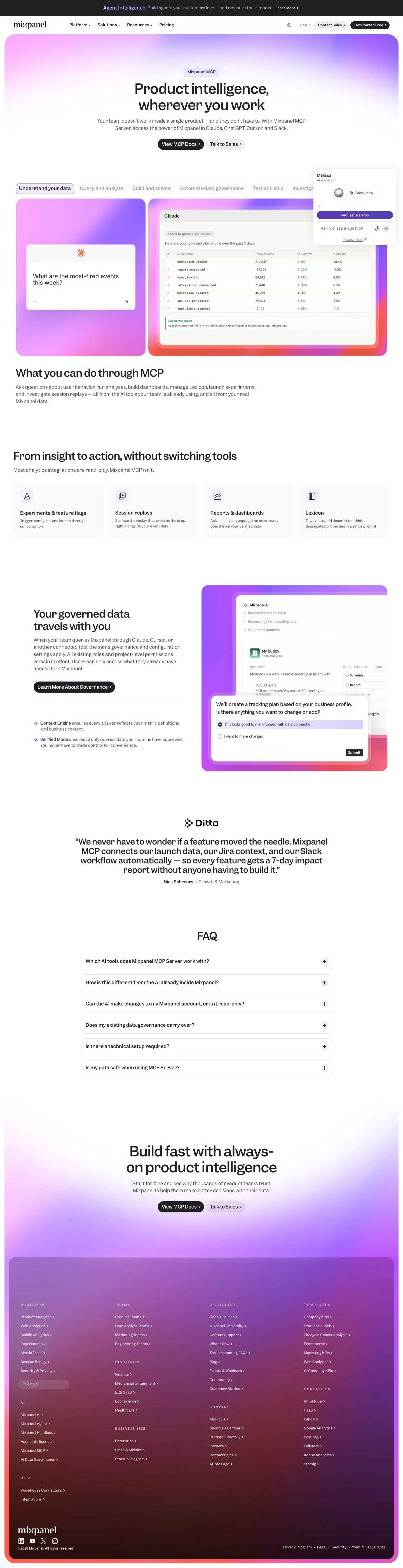 Mixpanel — Product