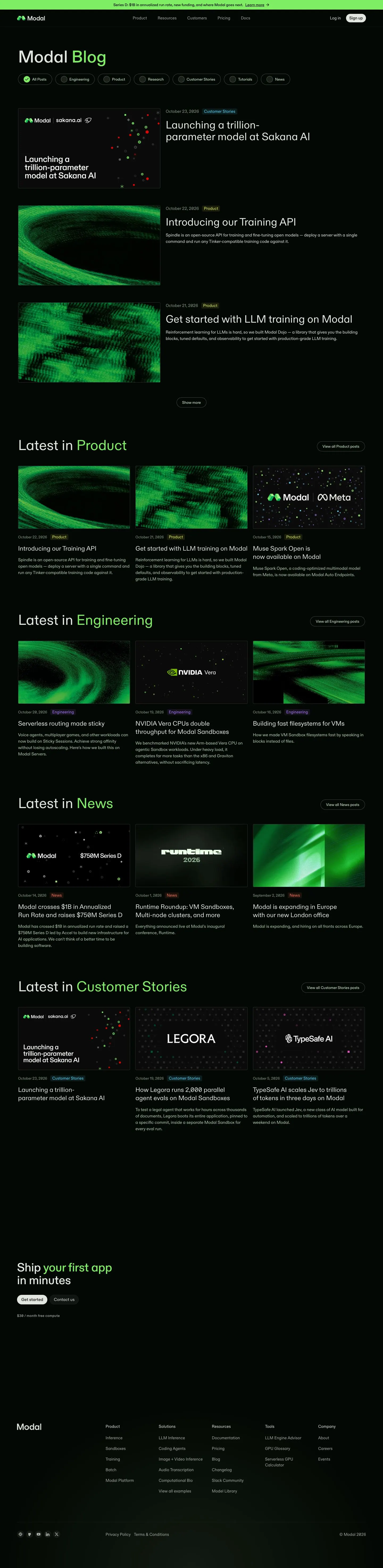 Modal — Lenta