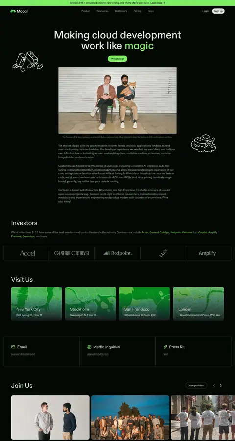 Modal — About