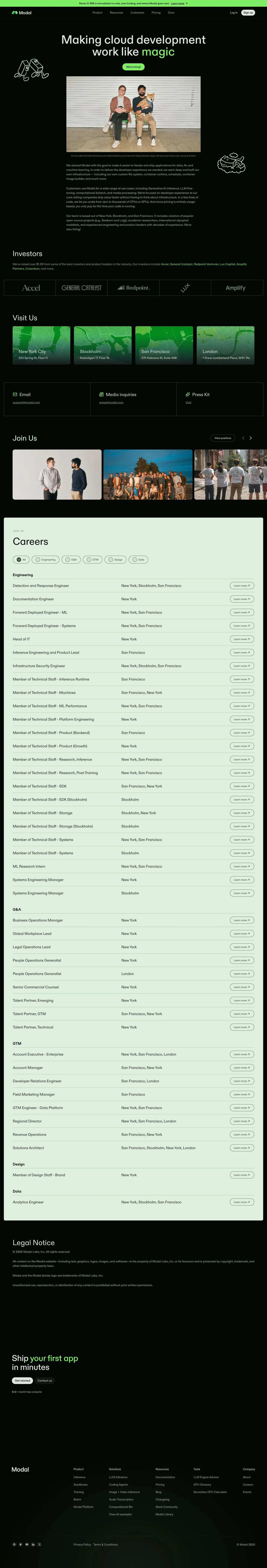 Modal — About