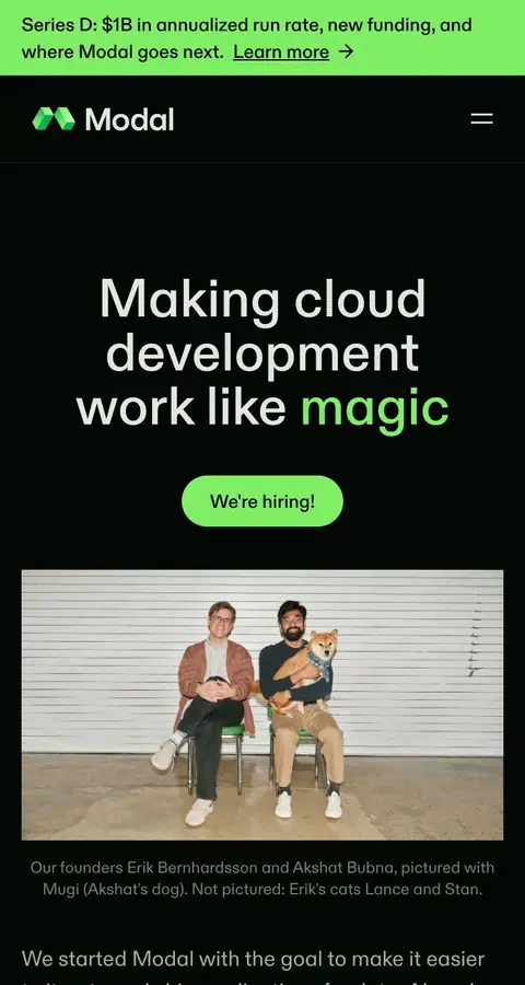 Modal — About