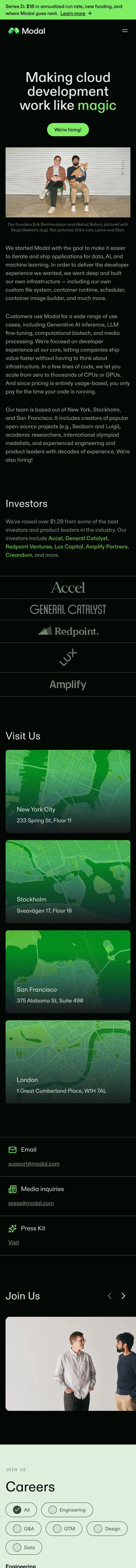Modal — About