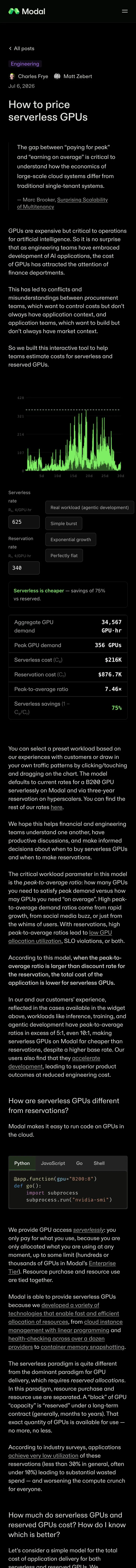 Modal — Article