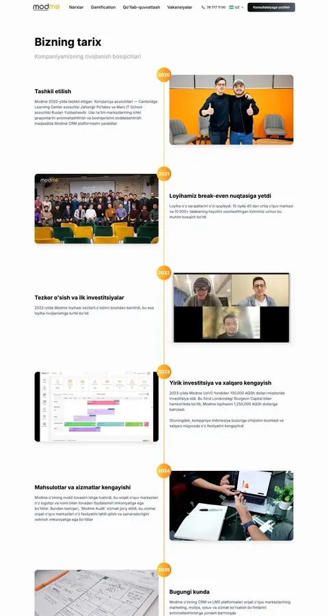 Modme — Biz haqimizda