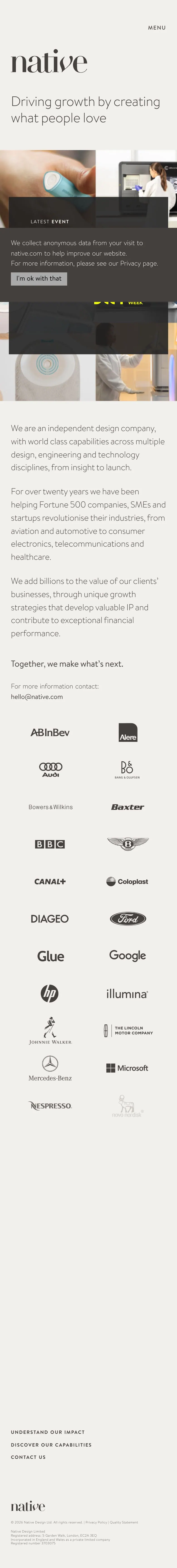 native.com — Bosh sahifa