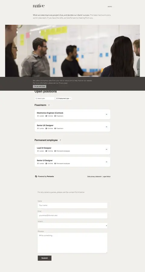 native.com — Vakansiyalar