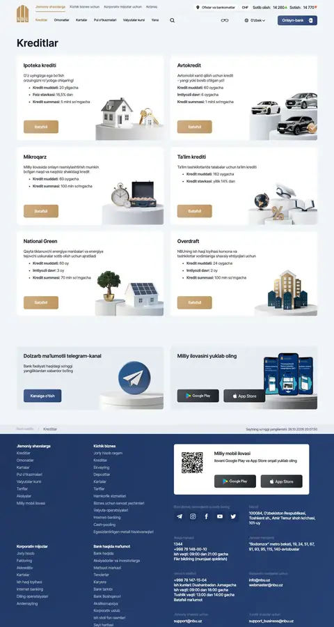 NBU — Katalog