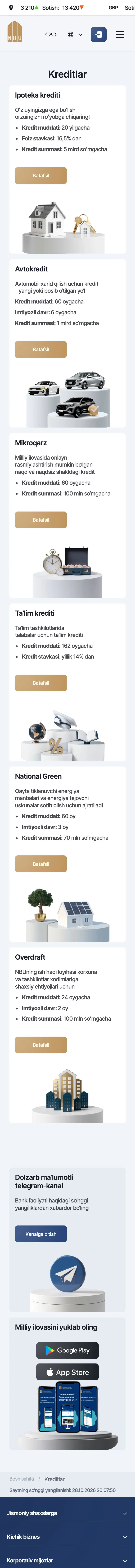 NBU — Catalog