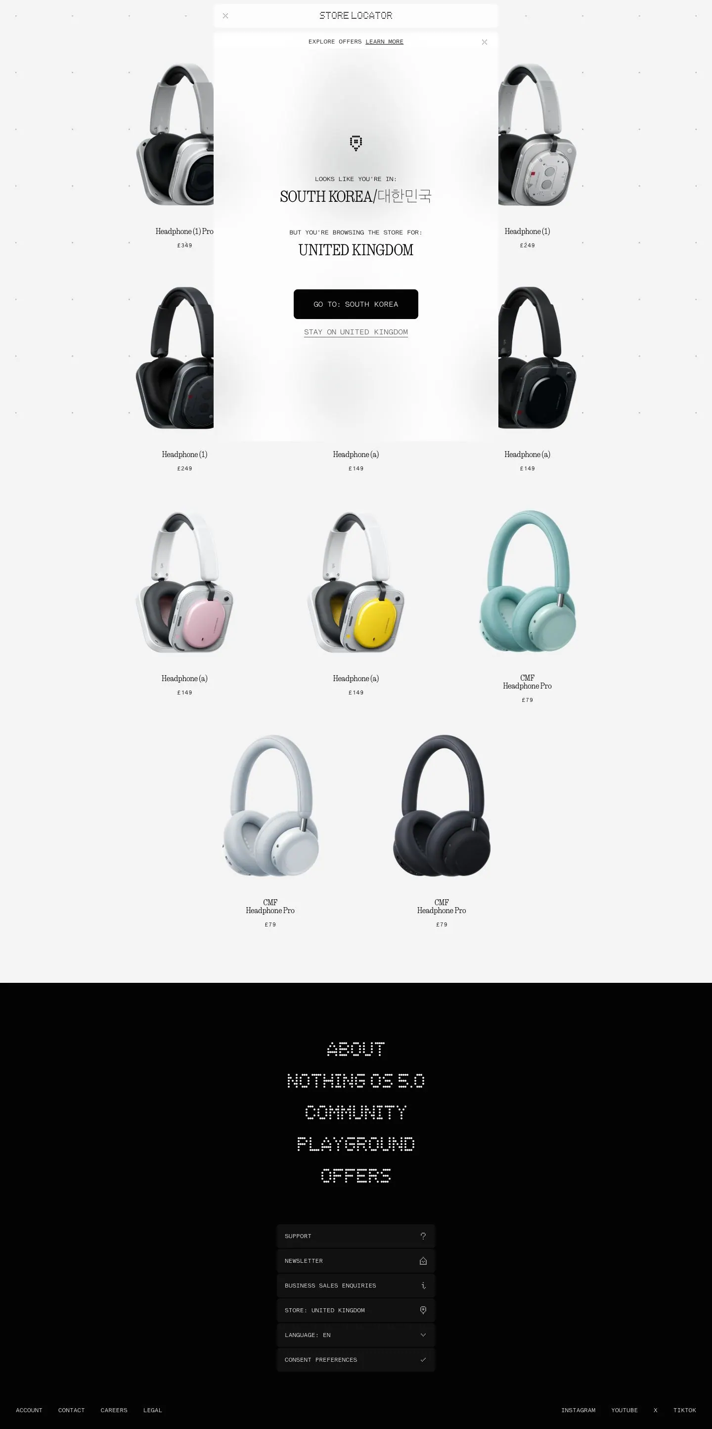 nothing.tech — Catalog