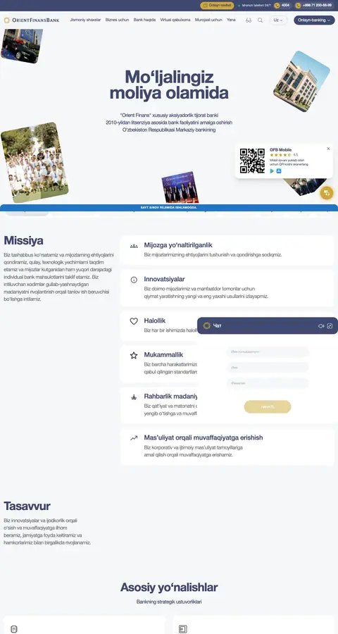 Orient Finans Bank — About