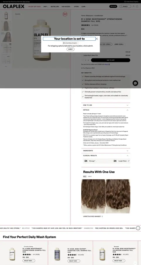 olaplex.com — Mahsulot