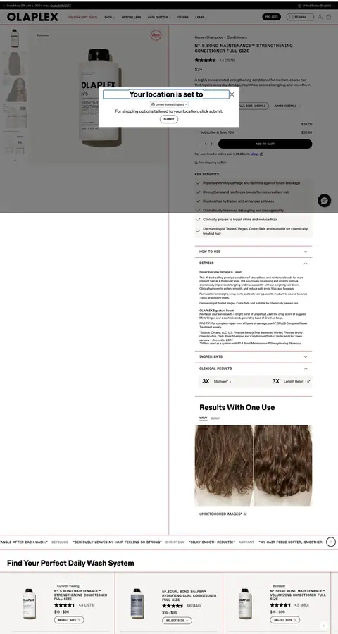 olaplex.com — Mahsulot