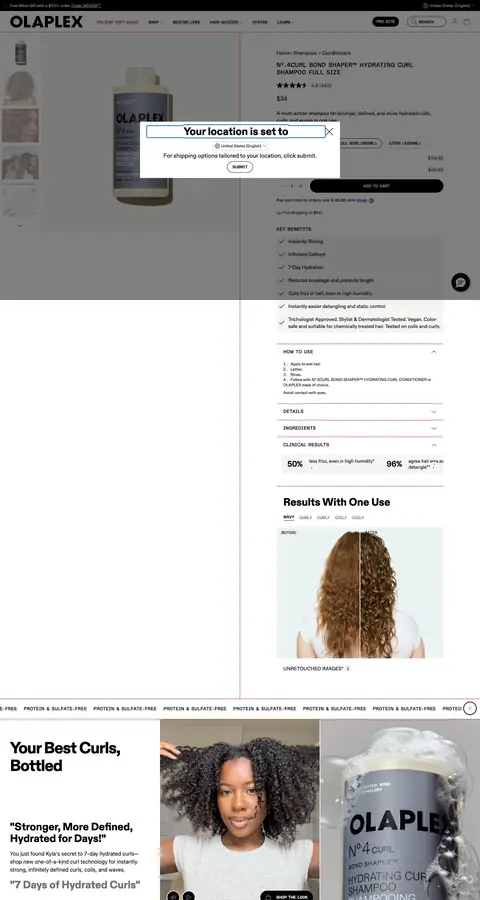 olaplex.com — Mahsulot