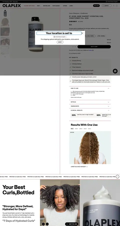 olaplex.com — Mahsulot