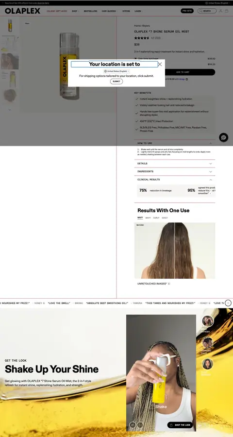 olaplex.com — Mahsulot