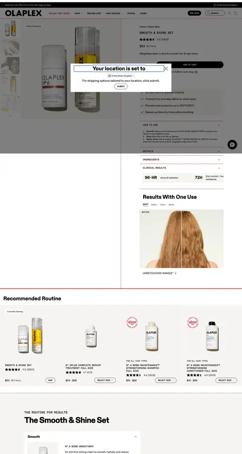 olaplex.com — Mahsulot