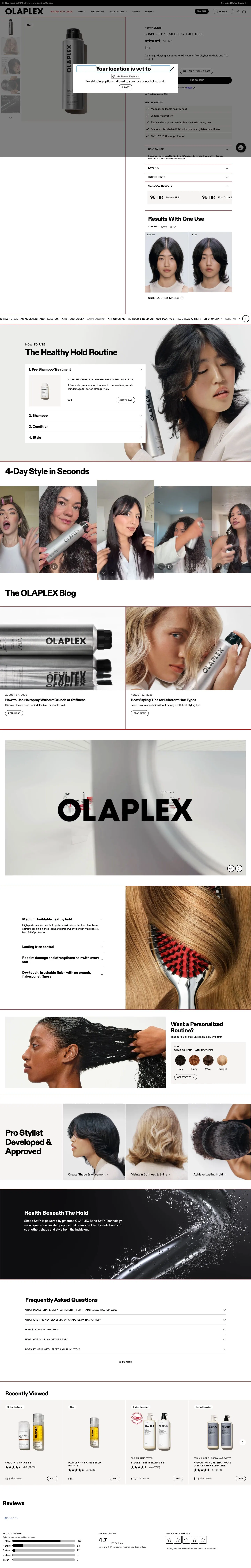 olaplex.com — Mahsulot